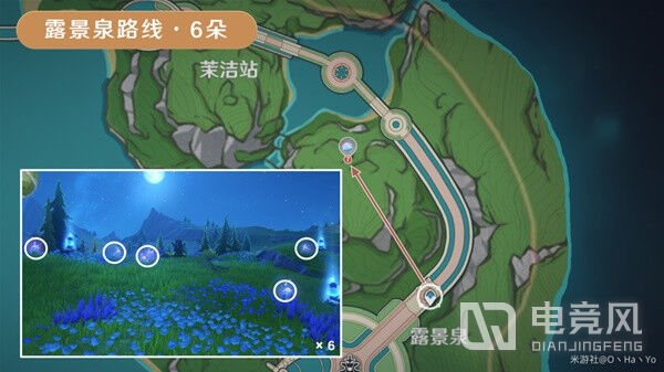 原神海露花采集路线一览-原神海露花采集路线介绍