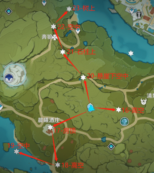 原神风神瞳位置分布图分享 2023最全风神瞳位置及获取方式一览