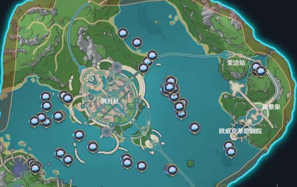 原神海露花在哪里采集-海露花高效路线与收集技巧