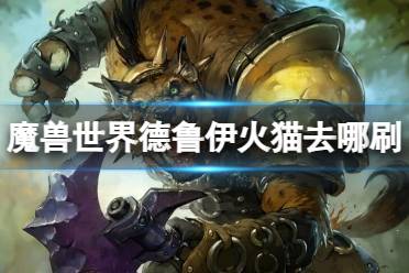 《魔兽世界》德鲁伊火猫刷取位置