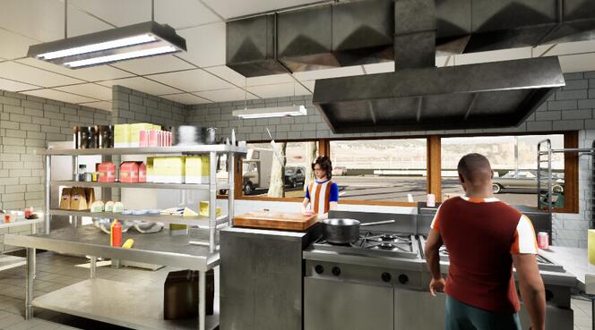 《快餐店模拟器》Steam页面上线 模拟经营开店指南