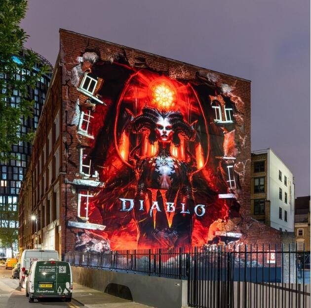 暴雪《暗黑破坏神4》户外广告喷绘获最佳国际活动金奖