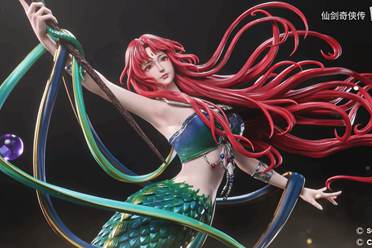 《仙剑》赵灵儿雕像实物展示：细节满满 绝美动人！