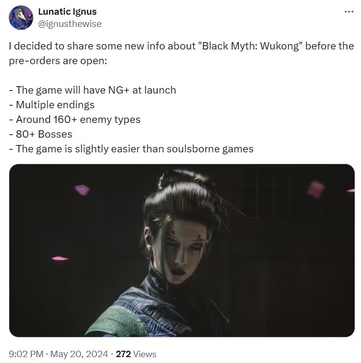 《黑神话 悟空》全球预购即将启动，游戏内容全面升级