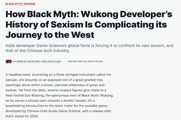 有传言《黑神话：悟空》被指遭ZZZQ公司索要700万美元