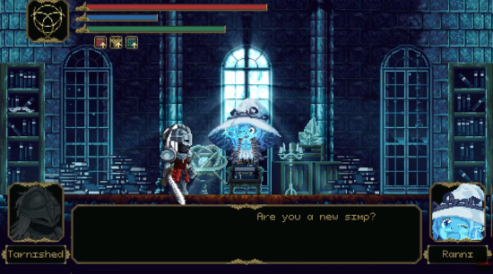 粉丝向像素版《老头环》发预告 高辨识度艺术风格