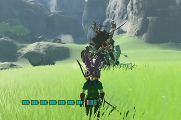 《塞尔达传说：王国之泪》玩家造莱尼尔杀器打人马