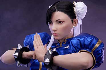 太逼真了！《街霸》春丽1:1真人比例半身像开启预定