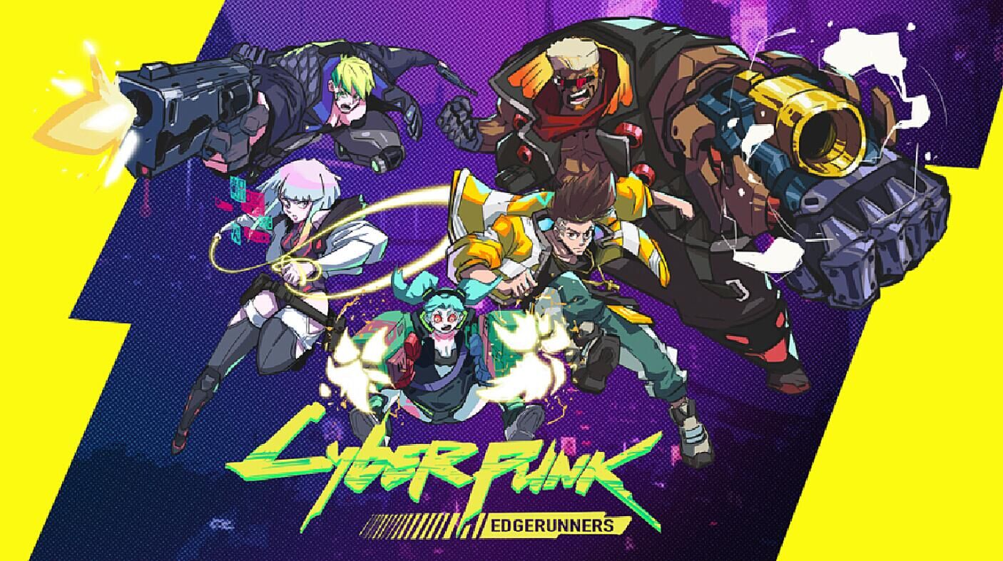 《赛博朋克：边缘行者》衍生插画