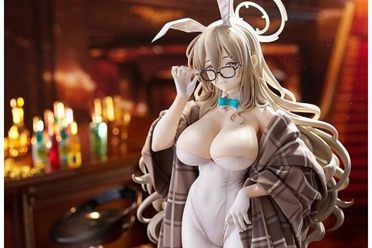 《蔚蓝档案》室笠朱音（兔女郎）化身为1/7比例模型