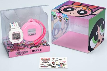 CASIO 与《飞天小女警》联名推出全新 BABY-G 腕表