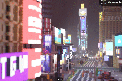 《我的世界》玩家打造新的世界奇观 将建原比例纽约城