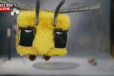 真人版《我的世界》曝片场幕后照 方头蜜蜂，大方剑