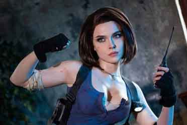 毛妹Cos《生化》艾达王、吉尔 饱满身材尽显风情万种