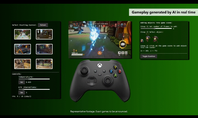 为游戏开发而生！微软Xbox发表Muse自动做游戏AI模型