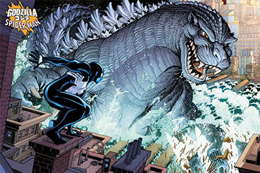 跨界大战！漫威×东宝全新漫画《蜘蛛侠VS哥斯拉》