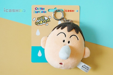 日本人气动漫《蜡笔小新》阿呆拉绳娃娃icash2.0亮相