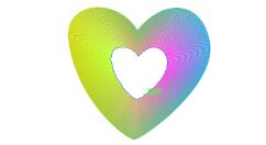 ai制作出多彩心形图案的详细操作