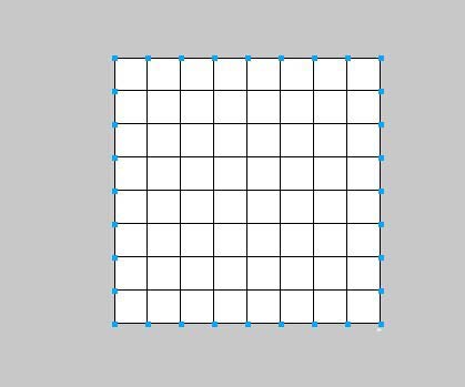 Fireworks绘制五子棋黑白棋盘的具体操作截图
