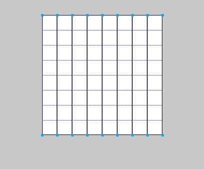 Fireworks绘制五子棋黑白棋盘的具体操作截图