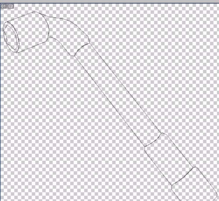 ps制作套筒扳手矢量图的操作步骤截图