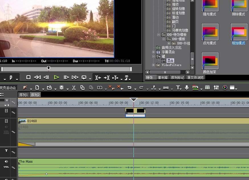 edius导入音乐以及视频配合的使用方法截图