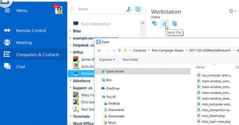 teamviewer进行文件传输的具体操作教程截图