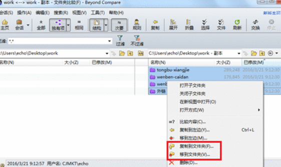 Beyond Compare导出孤立文件的相关使用方法截图