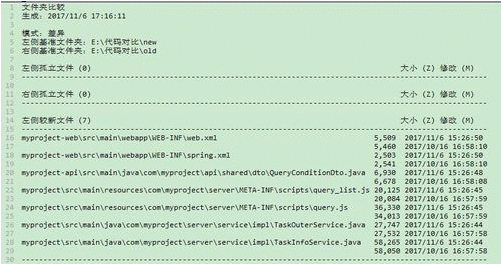 Beyond Compare生成代码对比报告的操作方法截图