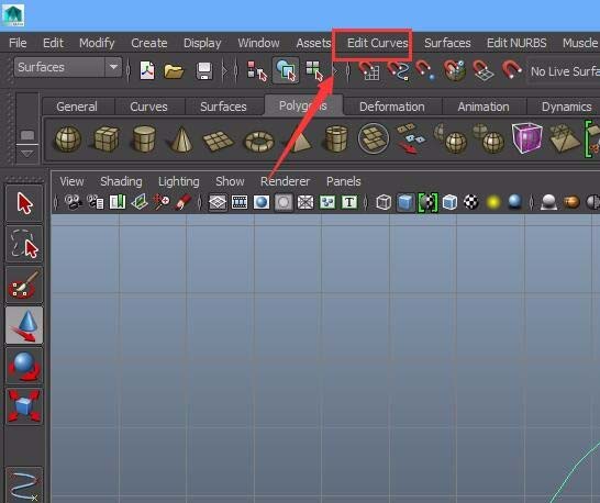 maya线条加点调整形状的操作教程截图