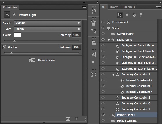 photoshop cs6制作立体3D字母的操作步骤截图