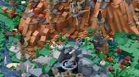 乐高大神！玩家用乐高积木自制《旷野之息》世界地图
