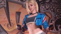 COSPLAY图赏：俄妹COS《街霸6》嘉米 极致腰臀比小露腹肌