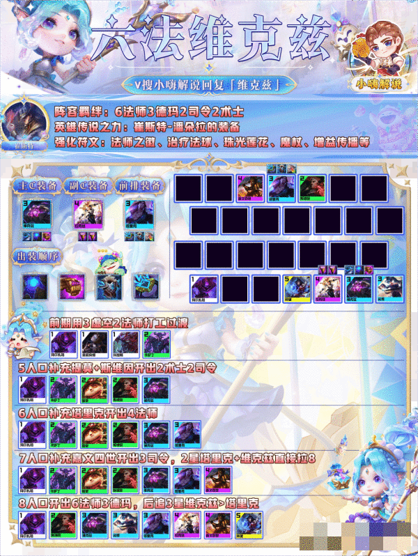 《金铲铲之战》S9六法维克兹阵容怎么玩
