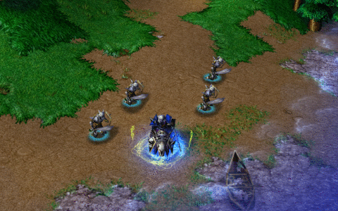 魔兽争霸3：天生的战士，出场总召唤亡灵，却是辅助的死亡骑士