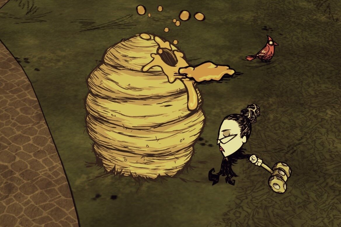 饥荒联机版：召唤触手击败蜂后未遂？试一下简单易懂的新型阵法