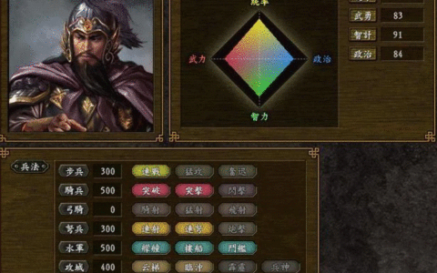 三国志9：这才是最核心的武将，无往而不利，进攻防守都奇妙无穷