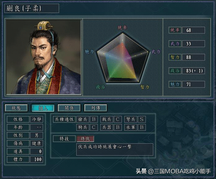 三国志11：怎么选副将能提升攻击力？参考这4个点，效果立竿见影