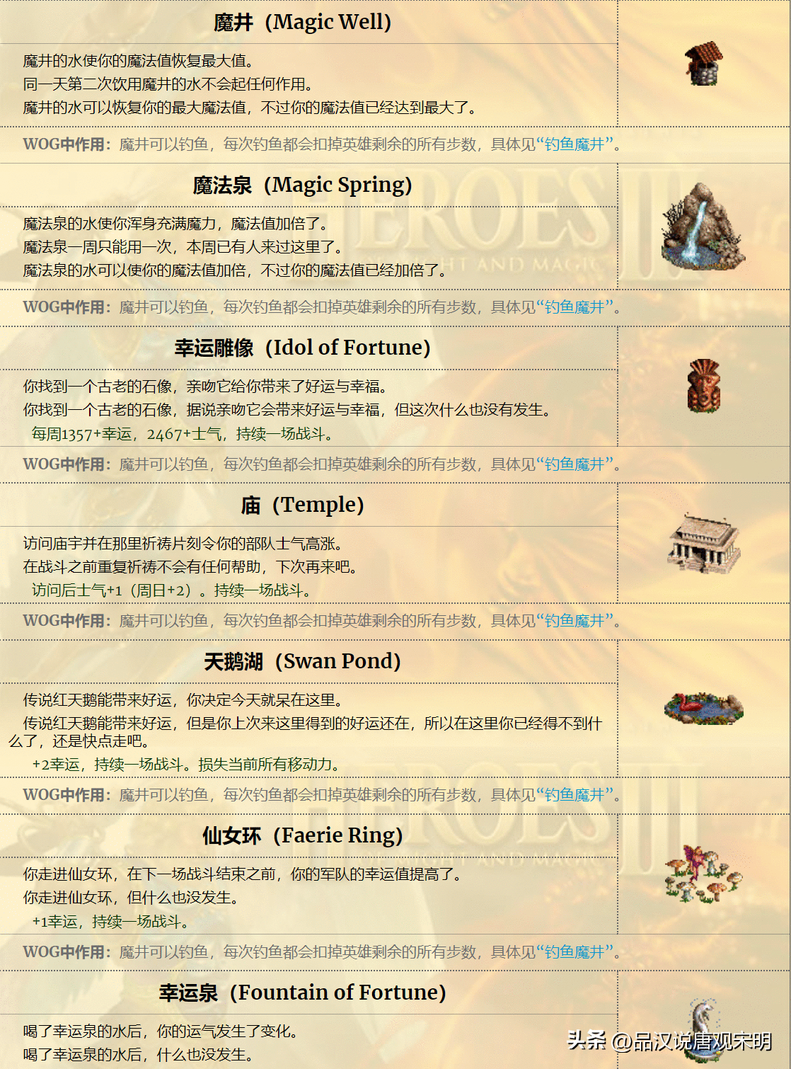 英雄无敌3的野外秘密：在大地图上那么多的建筑物都有什么用？