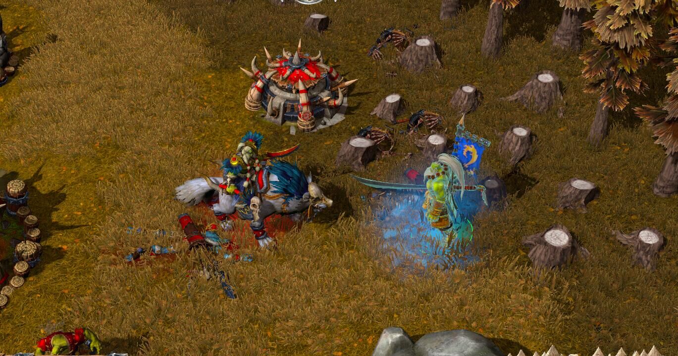 魔兽争霸3：加速卷轴涨价、蛇棒经验提升后，兽族玩家喜欢这样玩