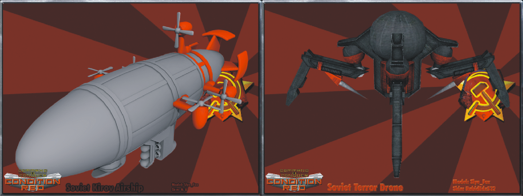 红色警戒-3D打造苏军车辆单位建筑和冷知识