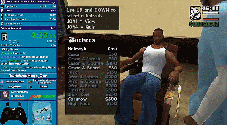 主播速通《GTA：圣安地列斯》玩家可输作弊码搞破坏