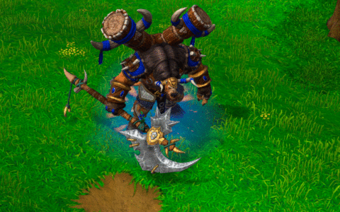 魔兽争霸3：牛头人酋长——前排单位千千万，后期老牛抗一半