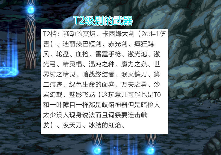 DNF：100级武器排名出炉，T0位置属性最强，鬼剑士天帝剑上榜