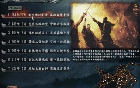 三国志10攻略（人物选择以及城池选择）