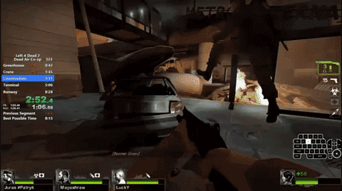 《求生之路2》机场8分钟内通关 达人用“密技”抄小路