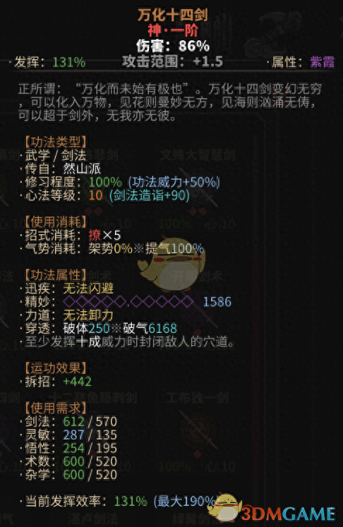 《太吾绘卷》树枝流功法组合攻略