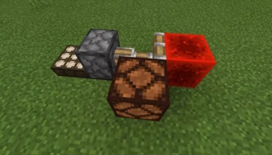 感应灯和自动门红石电路