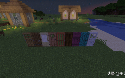 新手别再用这种低端门了 我的世界高端红石电路门详细教程