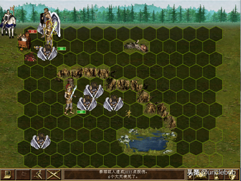 英雄无敌3诅咒之地上的白刃战，奇妙的战术取得不可思议的胜利